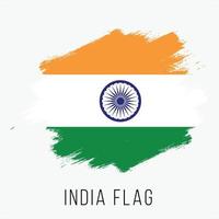 Grunge-Indien-Vektor-Flagge vektor