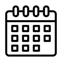 Kalender-Icon-Design vektor