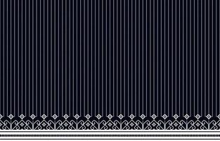 geometrischer ethnischer Musterstoff im traditionellen Stil. Schwarz-Weiß-Ton. design für fliesen, keramik, hintergrund, tapeten, kleidung, verpackungspapier, stoff und vektorillustration. Musterstil vektor