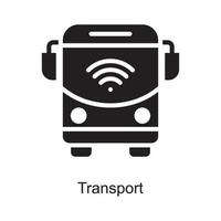 Transport-Vektor-Gliederung-Icon-Design-Illustration. Internet der Dinge Symbol auf weißem Hintergrund Eps 10-Datei vektor