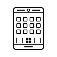 Handy-App-Vektorsymbol vektor