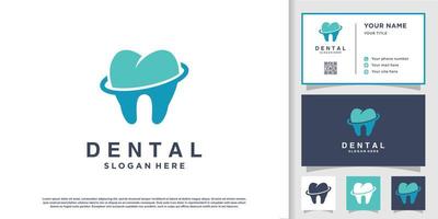 Dental-Logo-Konzept mit einzigartigem und kreativem Premium-Vektorteil 8 vektor