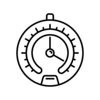 Barometer-Vektorsymbol vektor