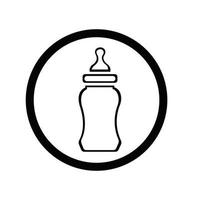 Babyflasche Symbol vektor