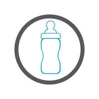 Babyflasche Symbol vektor