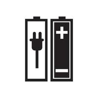 Batterieladesymbol vektor