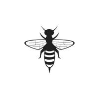 bee logotyp vektor ikon illustration