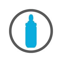 Babyflasche Symbol vektor