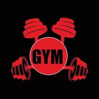 gym t-shirt design vektor