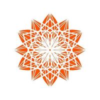 asiatisches Kreisblumenmuster. dekoratives rundes Muster. Mandala mit rundem Muster. runde Hintergründe für Grußkarten, Einladungen, Tattoo-Vorlagen, Business-Stil, Karten oder anderes. Vektor-Illustration vektor