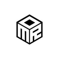 MRD-Brief-Logo-Design mit weißem Hintergrund in Illustrator. Vektorlogo, Kalligrafie-Designs für Logo, Poster, Einladung usw. vektor