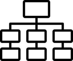 Liniensymbol für Diagramm vektor