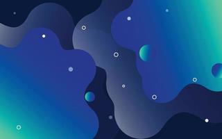 abstrakter Hintergrund der Kunst 3d. holografische schwimmende flüssige Kleckse. Seifenblasen. Metabälle vektor
