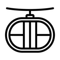 Skilift-Icon-Design vektor