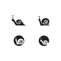 schnecke logo vorlage vektor symbol illustration