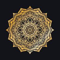 Luxus goldener Mandala Hintergrund vektor