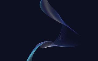 Vinka med skugga. abstrakt blå lutning rader på en bakgrund vektor