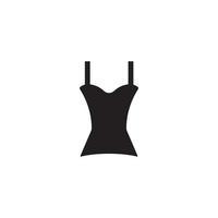 kvinnors underkläder ikon logotyp, vektor design