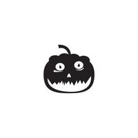 Halloween-Symbol-Logo, Vektordesign vektor