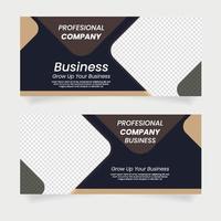 Banner-Cover Social-Media-Promotion-Vektor-Template-Design vektor