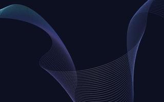 stilvolle Wellenlinien mit blauem Farbverlauf, abstraktes Hintergrunddesign vektor
