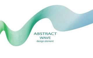 abstraktes wellenelement für design. digitaler Frequenzspur-Equalizer. stilisierte Linie Kunsthintergrund. Vektor-Illustration. Welle mit Linien, die mit dem Mischwerkzeug erstellt wurden. gebogene Wellenlinie, glatter Streifen. vektor