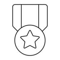 ein Icon-Design von militärischem Rang vektor