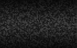 modern hög upplösning mörk geometrisk bakgrund med polygonal rutnät. abstrakt svart metallisk hexagonal mönster. enkel vektor illustration