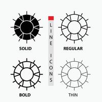 Hilfe. Rettungsring. Lebensretter. sparen. Support-Symbol in dünn. regulär. fette Linie und Glyphenstil. Vektor-Illustration vektor