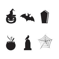 halloween ikon design för de Semester halloween vektor
