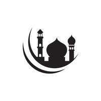 Moschee Symbol Vektor Illustration Design