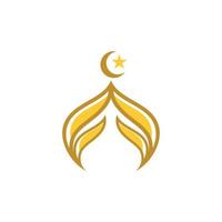 Moschee Symbol Vektor Illustration Design