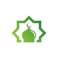 Moschee Symbol Vektor Illustration Design