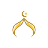 Moschee Symbol Vektor Illustration Design