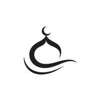 Moschee Symbol Vektor Illustration Design