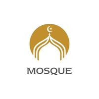 Moschee Symbol Vektor Illustration Design