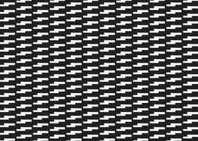 abstrakte Mustergrenze nahtlose schwarze, graue und weiße quadratische Streifen schöner geometrischer Labyrinth-Musterstoff. vektor