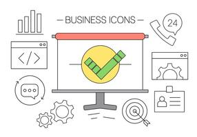 Kostenlose Business Icons vektor