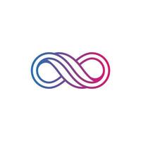 Infinity-Logo-Vorlage vektor