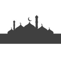 Moschee Hintergrund Vektor-Illustration vektor