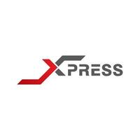 Express-Logo-Vektor-Icon-Design-Illustrationsvorlage vektor