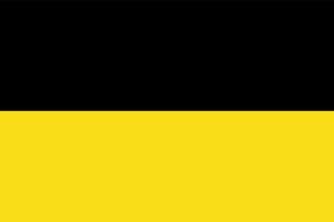 baden-württembergische flagge, bundesland deutschland. Vektor-Illustration. vektor