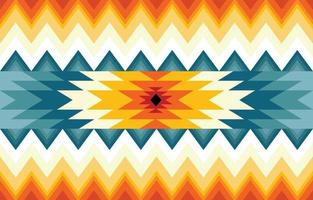 Vektor nahtlose ethnische Muster. indianischer Navajo, Motivstil. design für hintergrund, teppich, tapete, kleidung, hintergrund, verpackung, batik, stoff, vektorillustration. Stickstil.