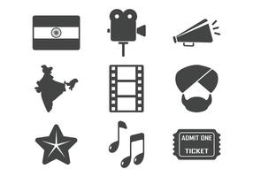 Bollywood Ikonen vektor