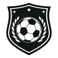 fotboll mästerskap eller fotboll klubb logotyp vektor