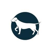 Hund-Symbol-Logo-Design-Vektor-Illustration. Veterinär-Vektor-Logo-Design-Vorlage. vektor