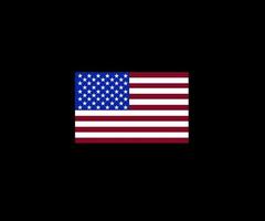 Grafikdesign-Illustrationsfaktor der Flagge der Vereinigten Staaten von Amerika vektor
