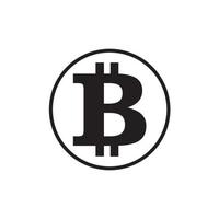 Bitcoin-Symbol, Vektorgrafik-Design vektor