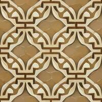 Illustrationsvektor des hellen braunen nahtlosen Musters des eleganten ägyptischen Stils gut für Hintergrund vektor