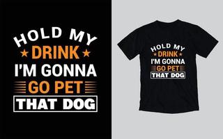 typografi hund t-shirt design, hund älskare t-shirt design vektor